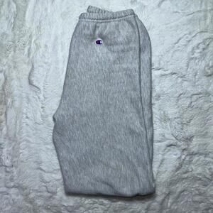 Champion Reverse Weave Gray Sweatpants Medium